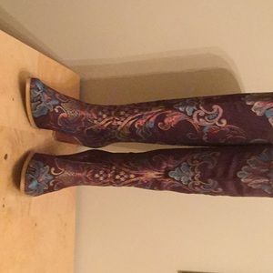 Rockwell Tharp embroidered boots.